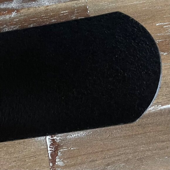 Coldwater Creek Womens Genuine Leather Belt Size L Black Embroidered Western Boh - Picture 11 of 11